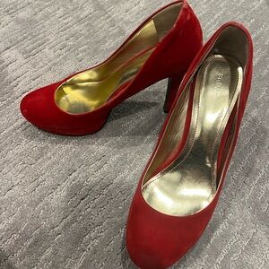 Style & Co. Red Velvet Heels